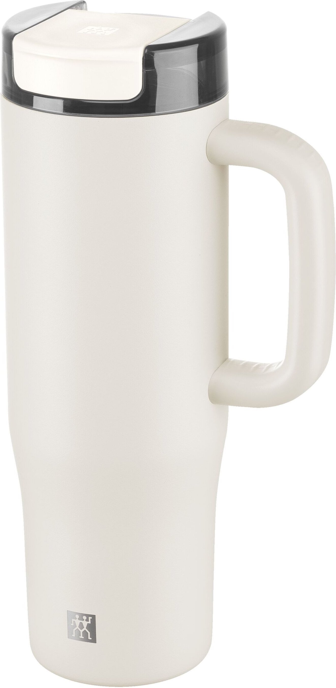 ZWILLING Thermo Plus Thermobecher mit Strohhalm, 900 ml | Edelstahl | Cream