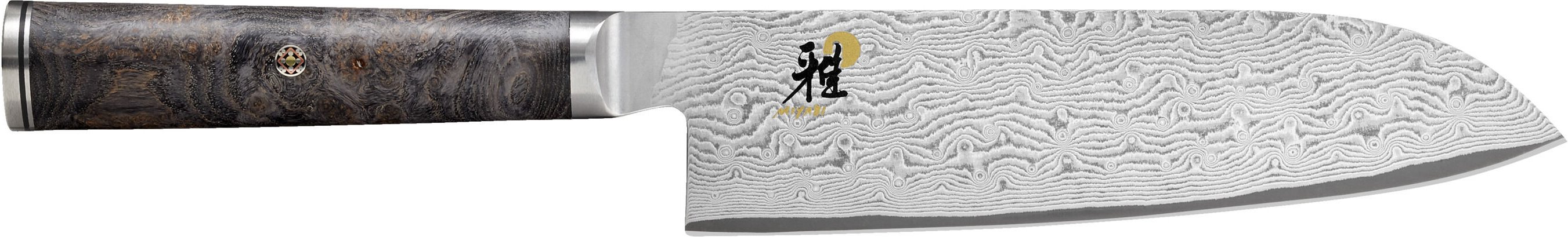 Thumbnail - MIYABI BLACK 5000MCD67 Santokumesser 18 cm, Glattschliff