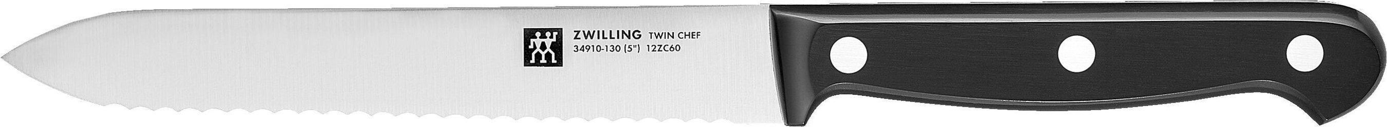 ZWILLING TWIN Chef 2 Universalmesser 13 cm, Wellenschliff