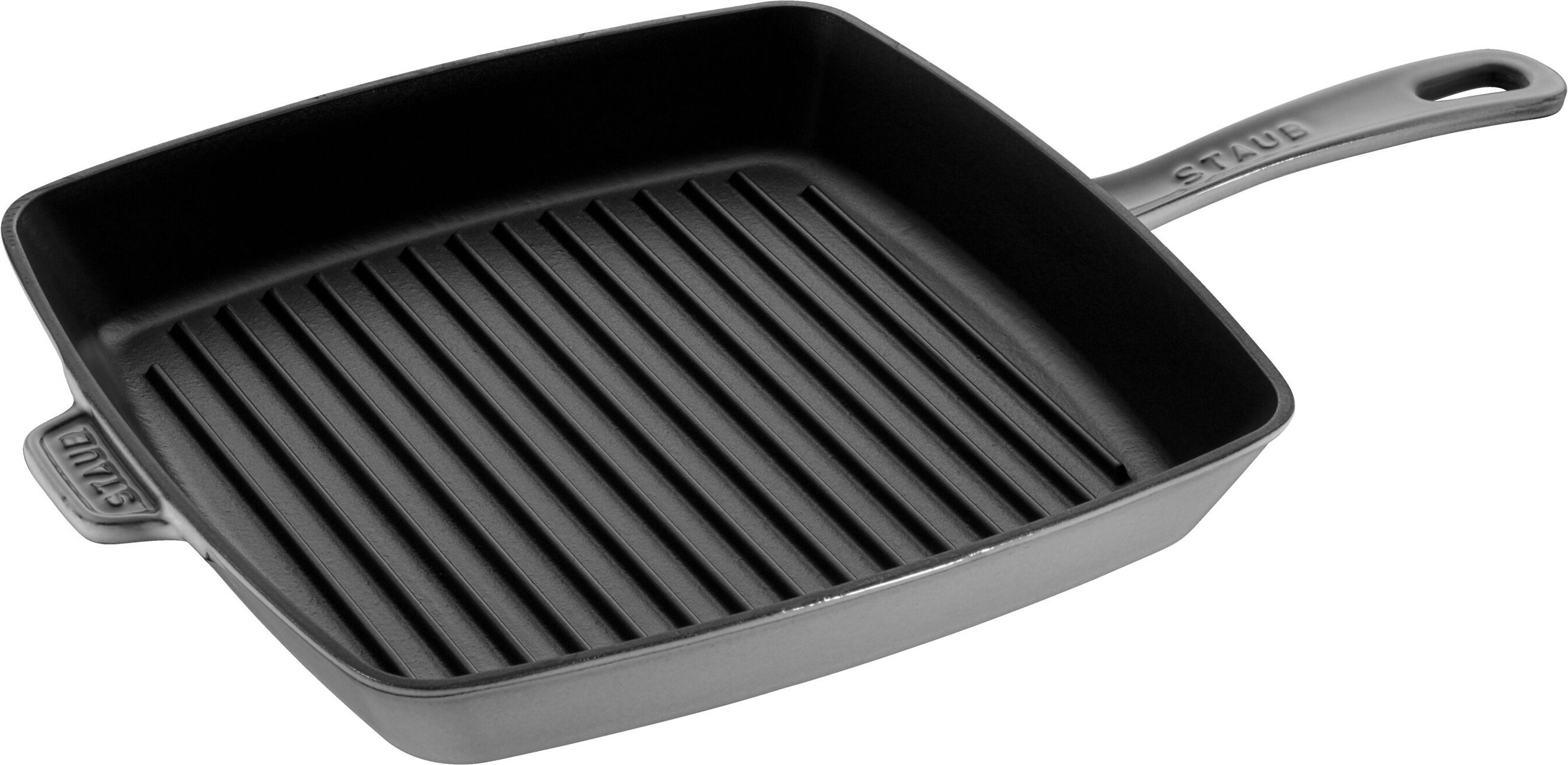 Staub Grill Pans American Grill 30 cm, Gusseisen, Graphit-Grau