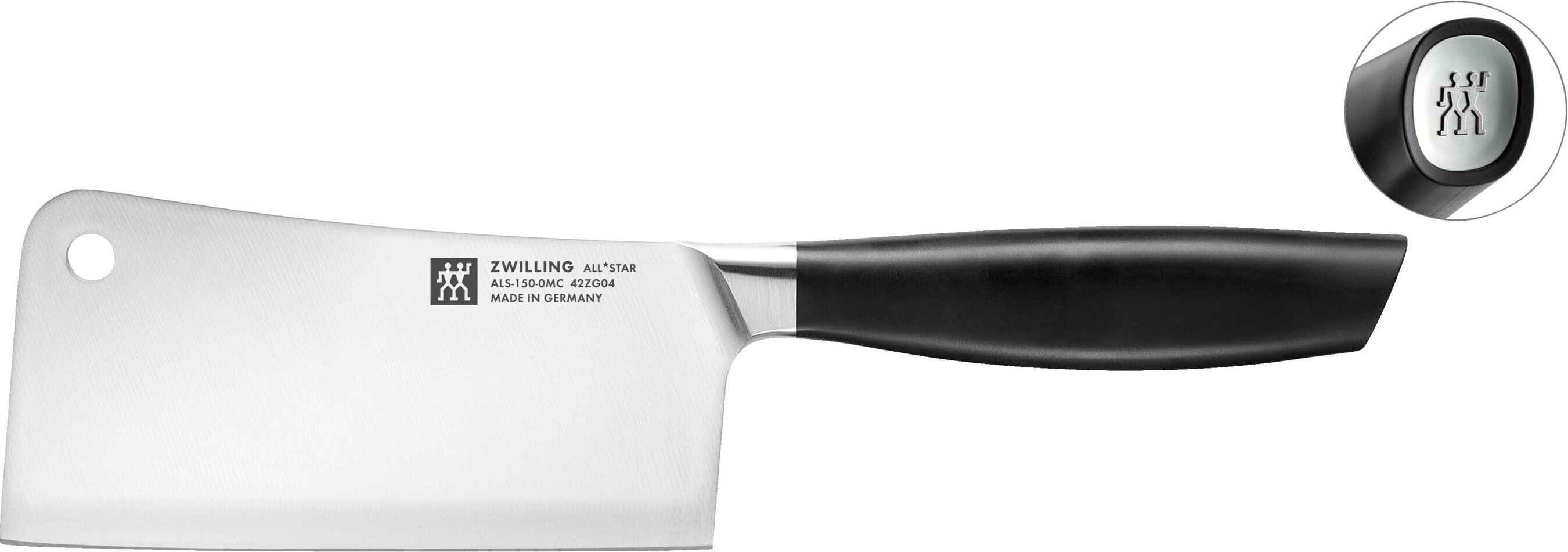 ZWILLING All * Star Hackmesser 15 cm, Silber