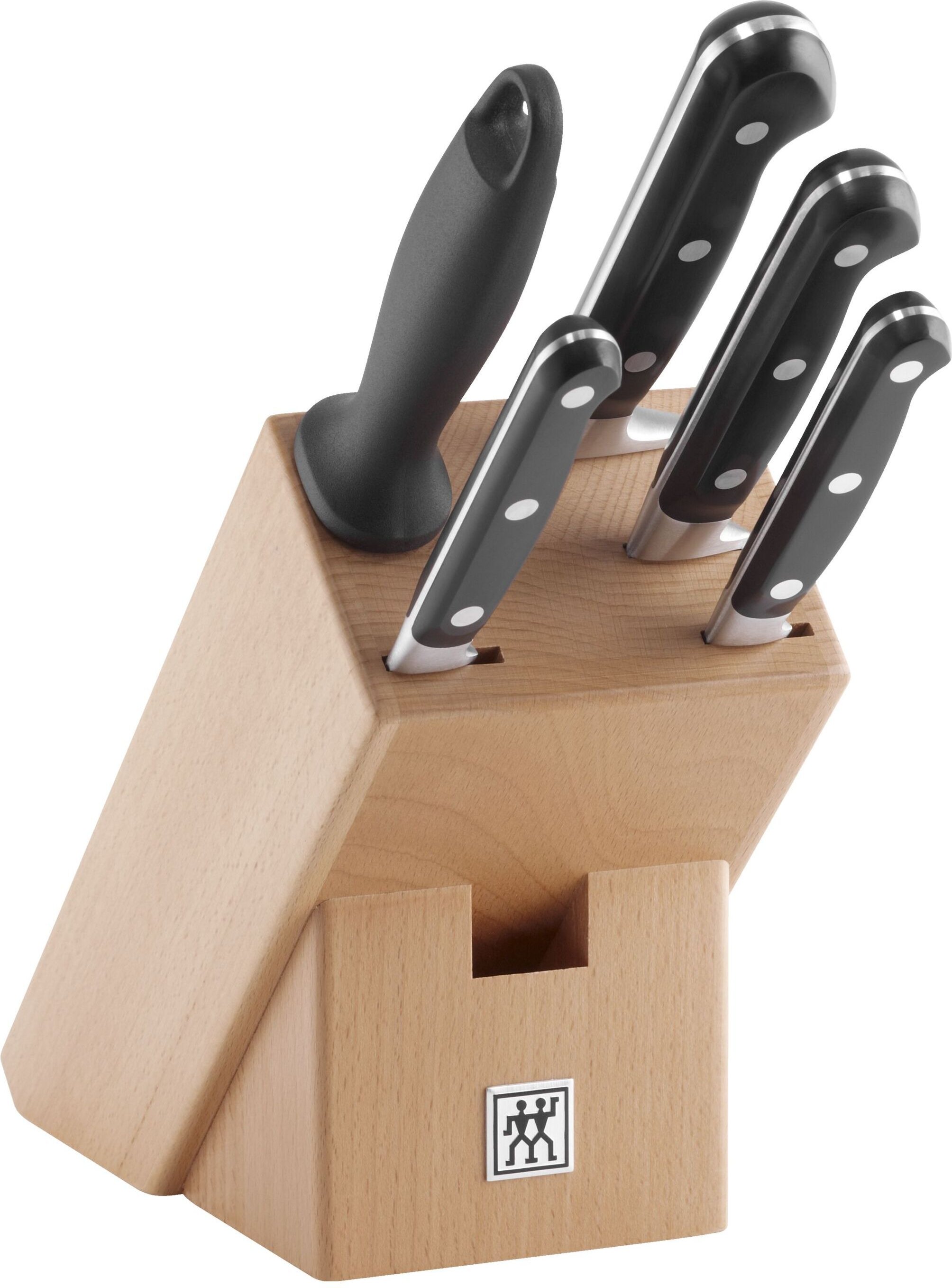 ZWILLING Professional S 6-tlg, Messerblock, Kunststoff/Holz, 6-tlg., Natur
