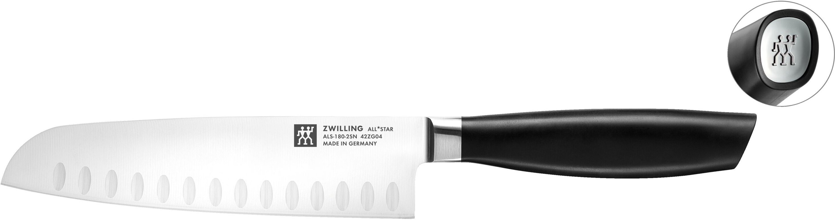 ZWILLING All * Star Santokumesser 18 cm, Silber