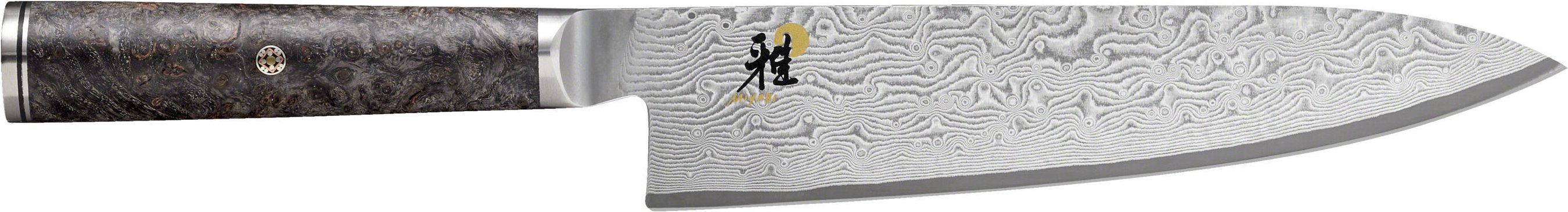 MIYABI BLACK 5000MCD67 Gyutoh 20 cm, Schwarz-Ahorn