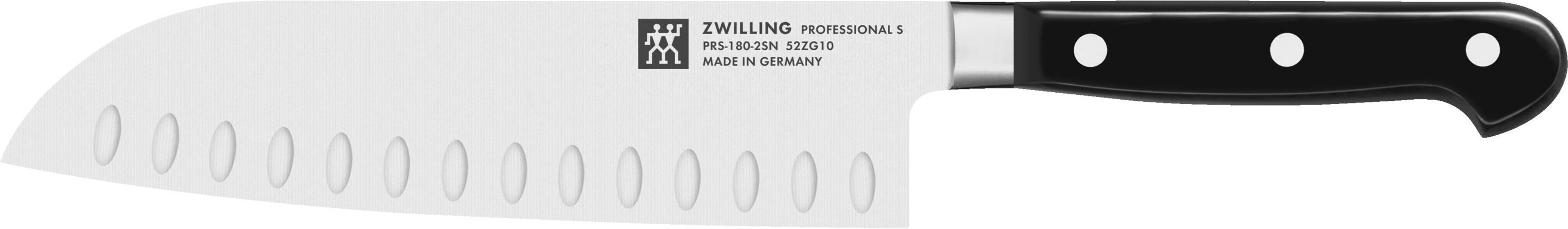 ZWILLING Professional S Santokumesser 18 cm, Kullenschliff