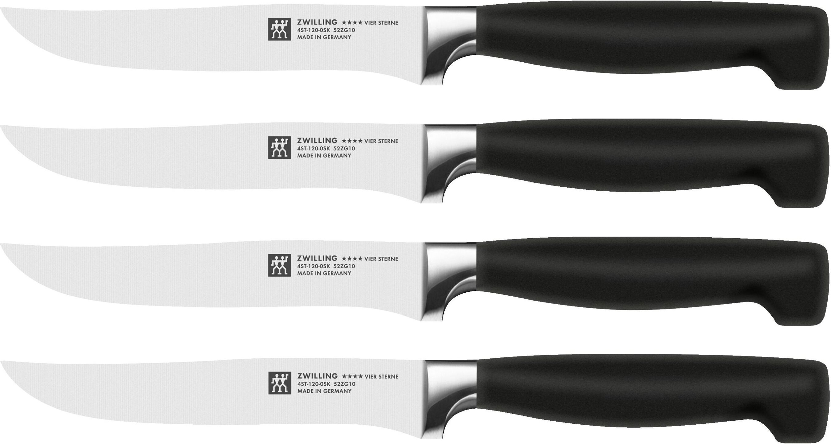 ZWILLING **** VIER STERNE Steakmesserset 4-tlg