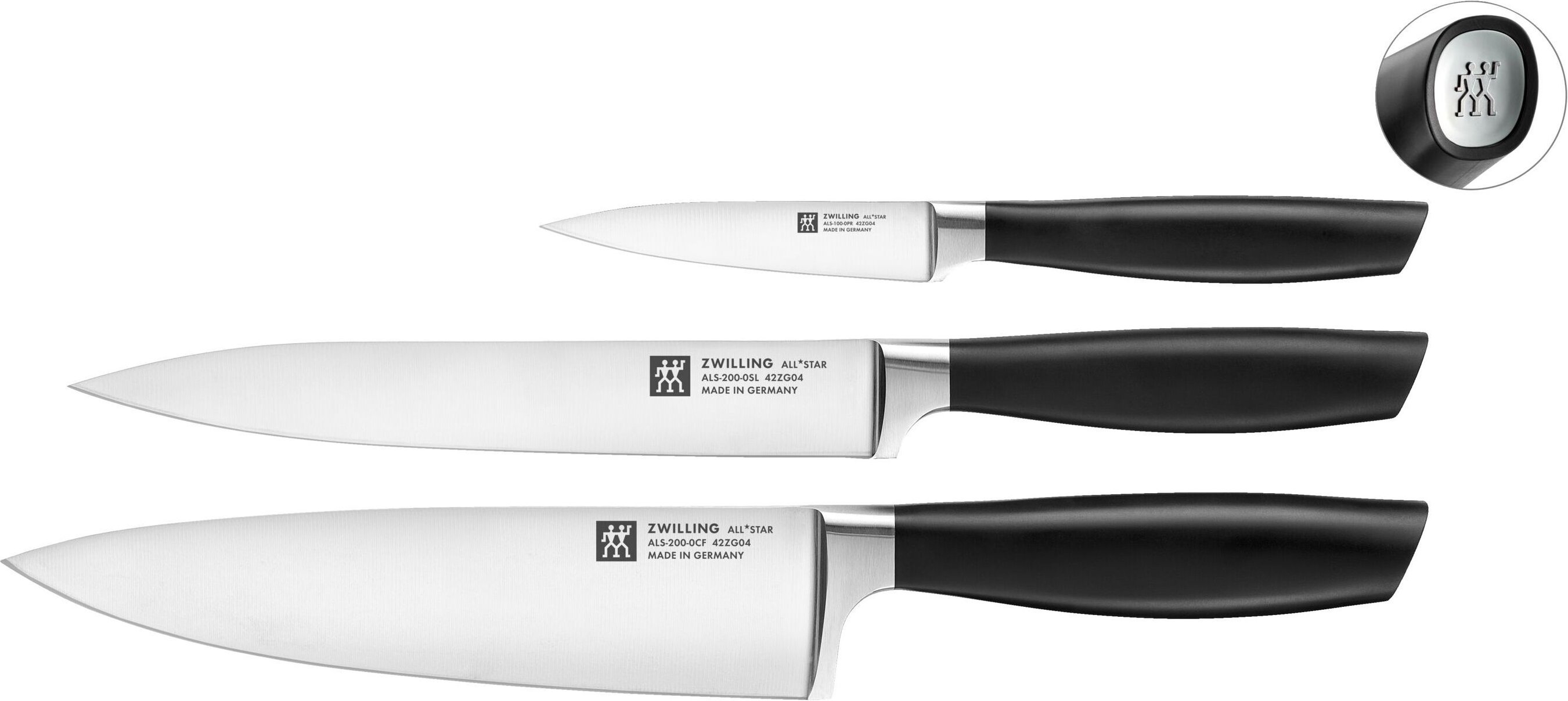 ZWILLING All * Star Messerset 3-tlg, Silber