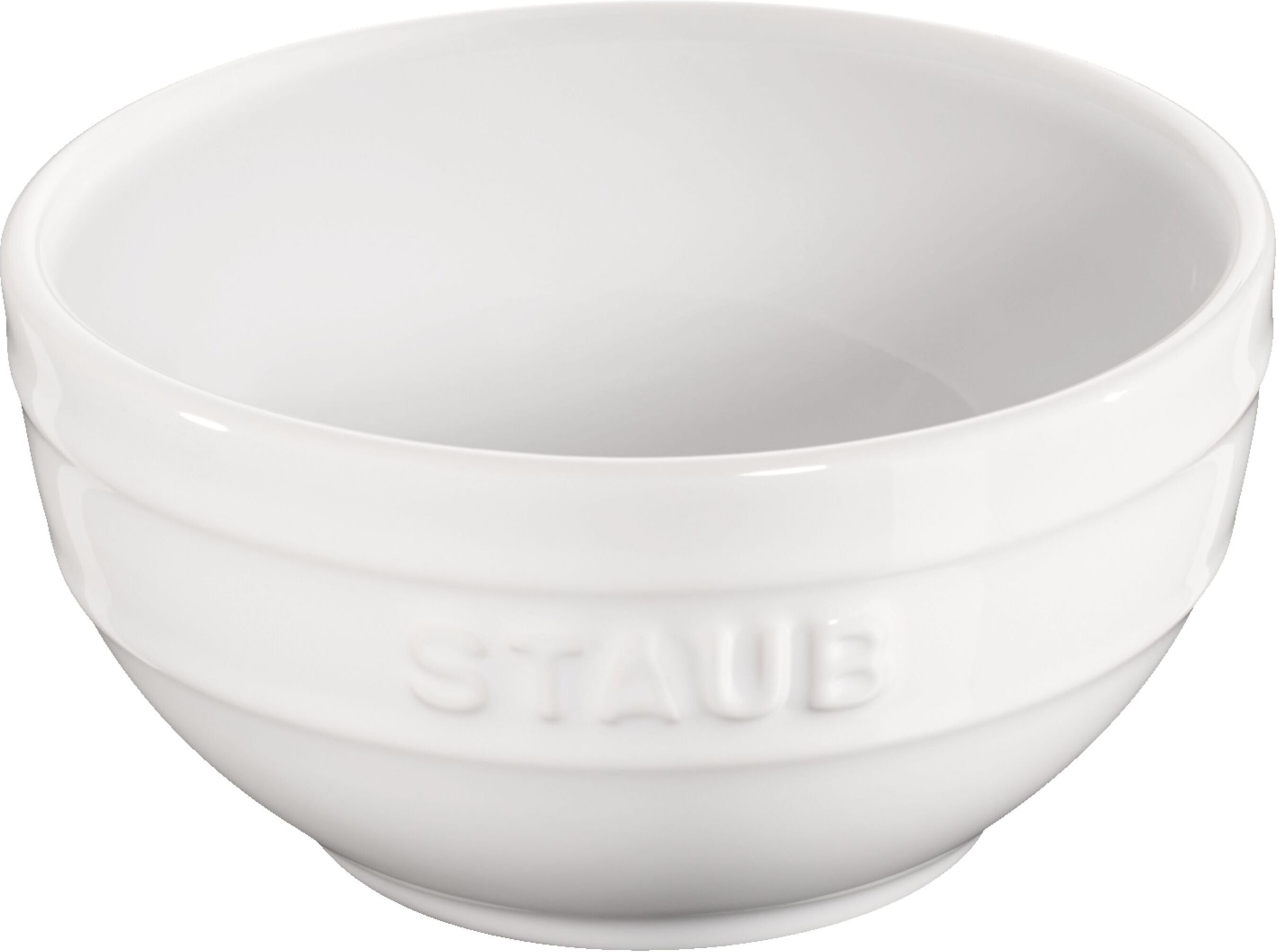 Staub Ceramique Schüssel 12 cm, rund, Weiß, Keramik