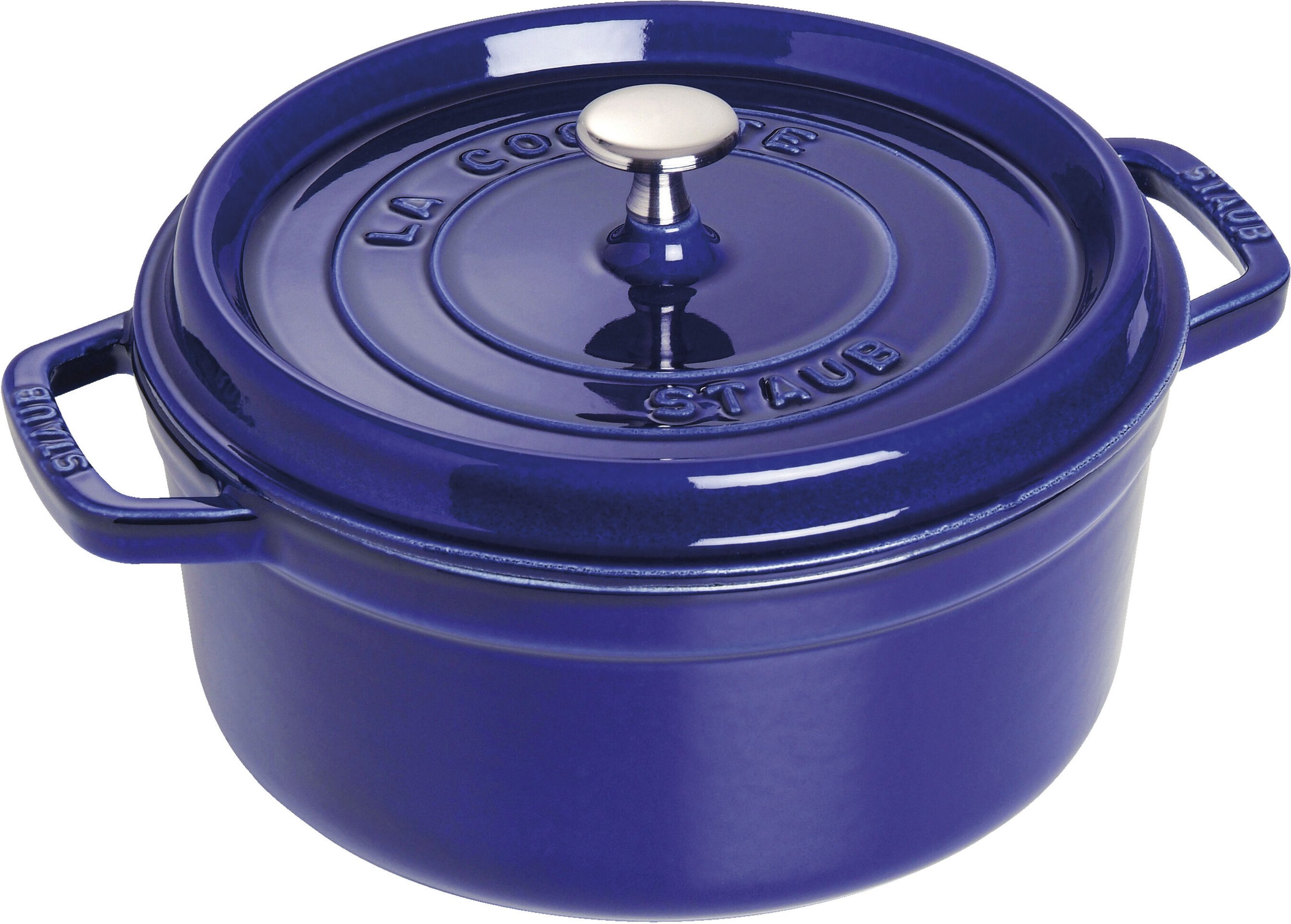 Thumbnail - Staub La Cocotte Cocotte 26 cm, rund, Dunkelblau, Gusseisen
