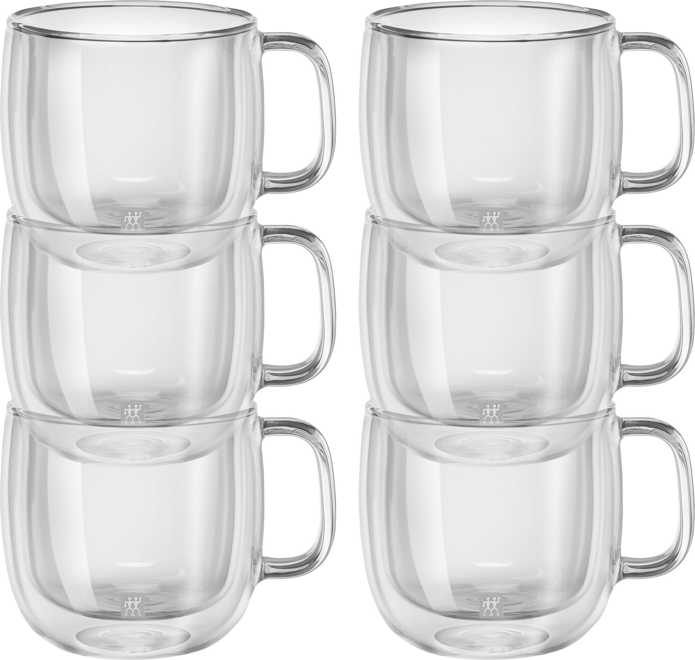 ZWILLING Sorrento Plus Cappuccino-Glas-Set, 6-tlg. / 450 ml