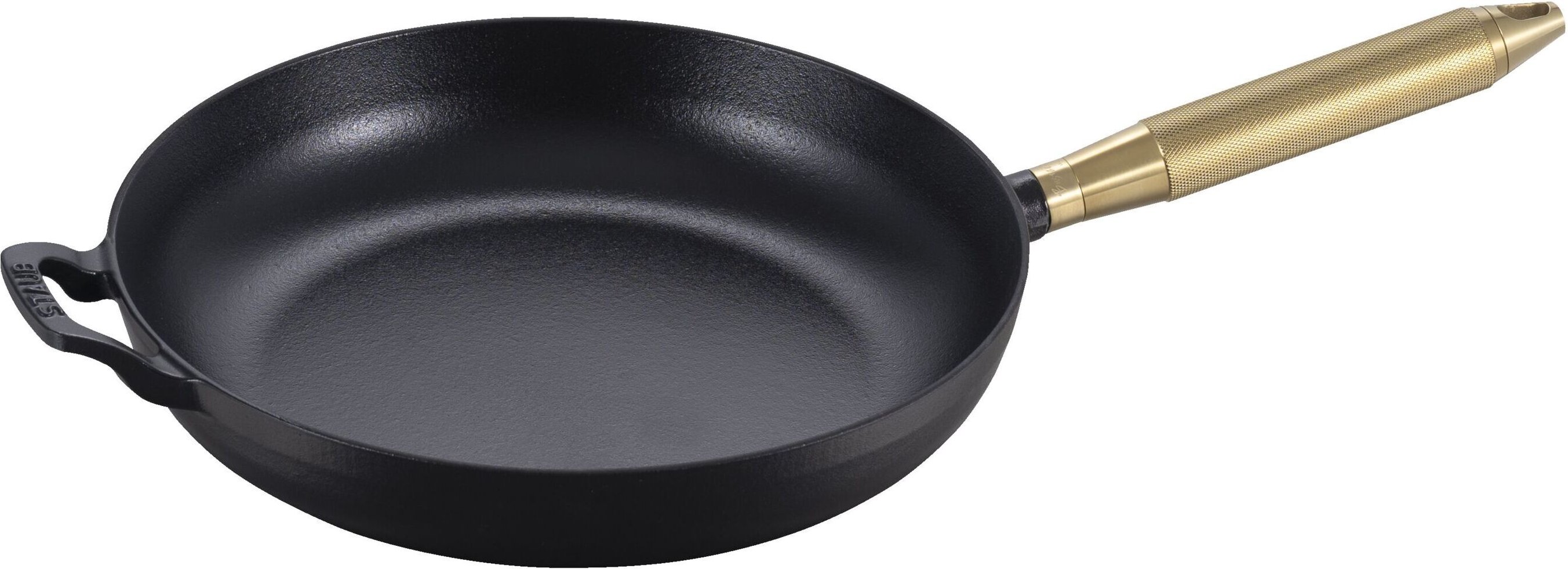 Staub Pans Bratpfanne Buster+Punch 28 cm, rund, Schwarz, Gusseisen