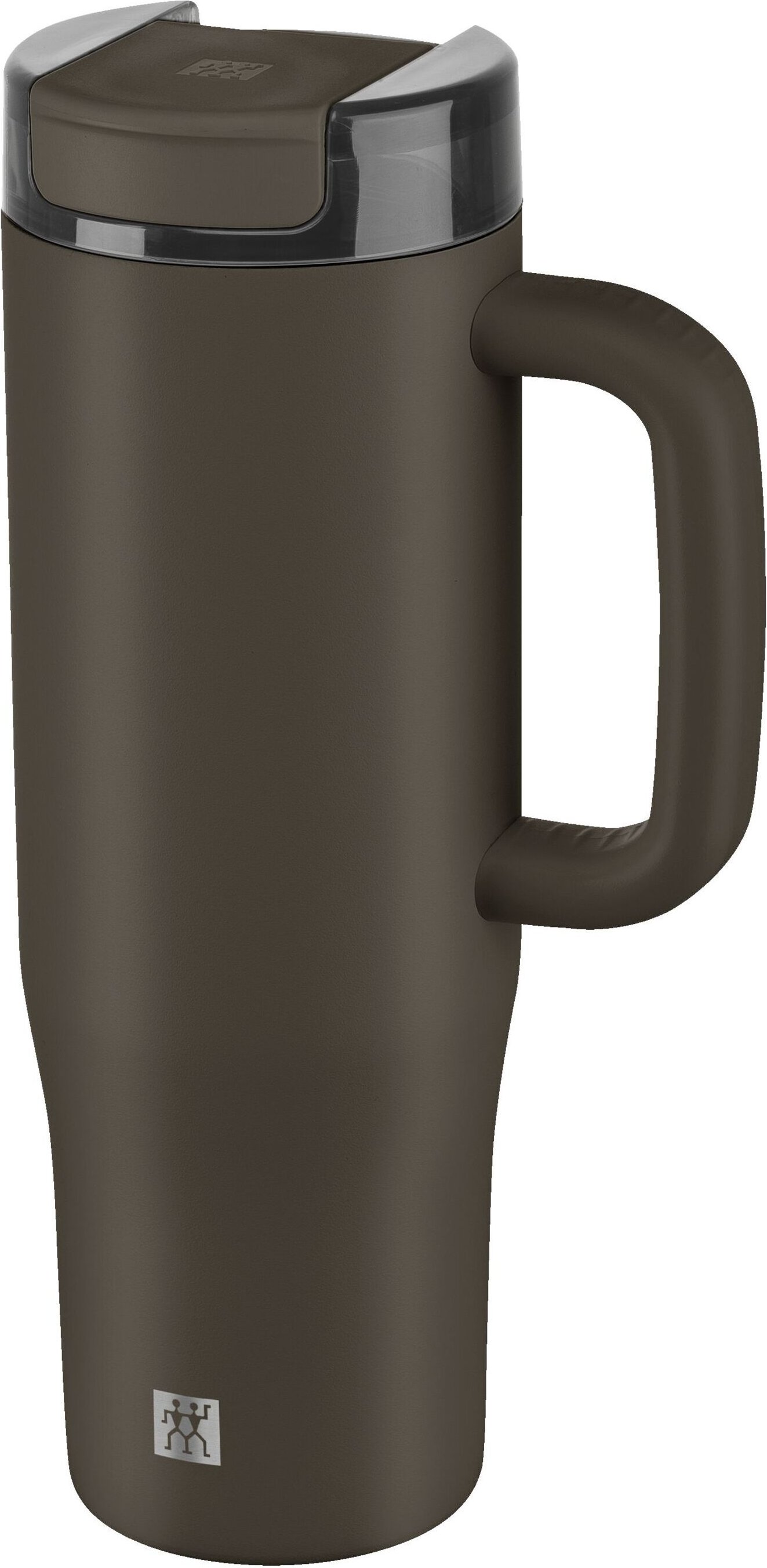 ZWILLING Thermo Plus Thermobecher mit Strohhalm, 900 ml | Edelstahl | Chocolate