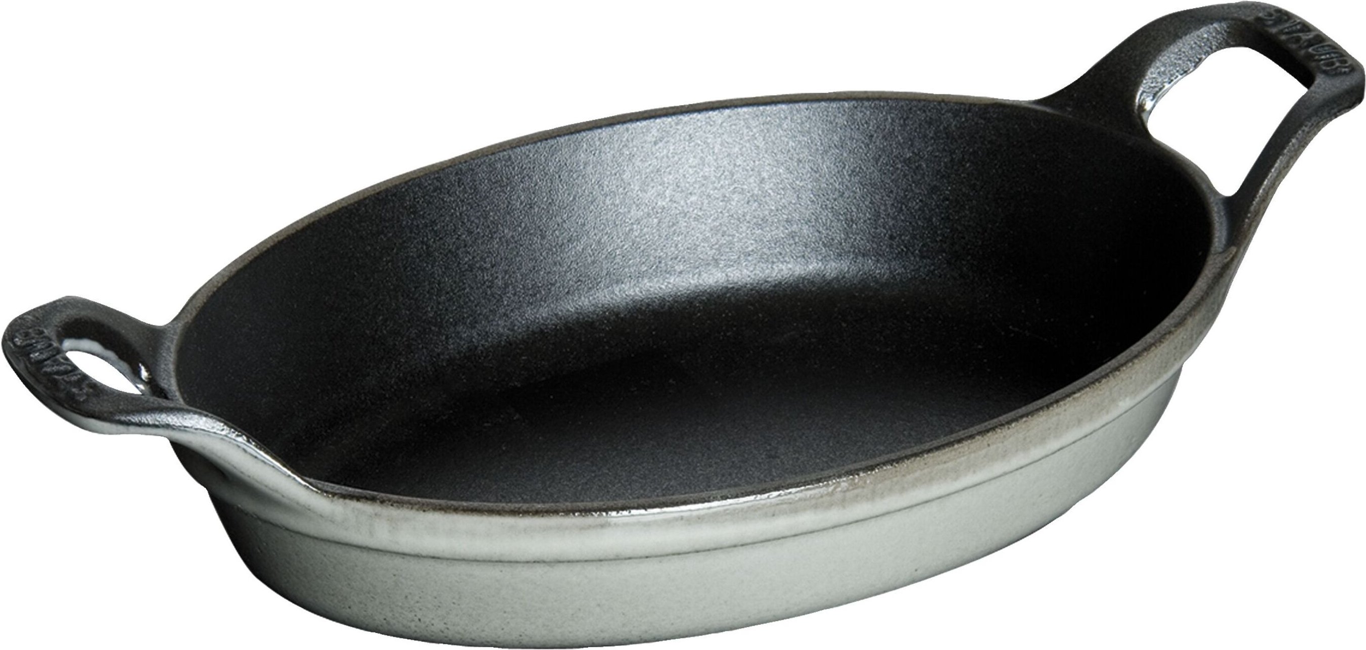 Thumbnail - Staub Specialities Ofenform 15 cm, oval, Graphit-Grau, Gusseisen