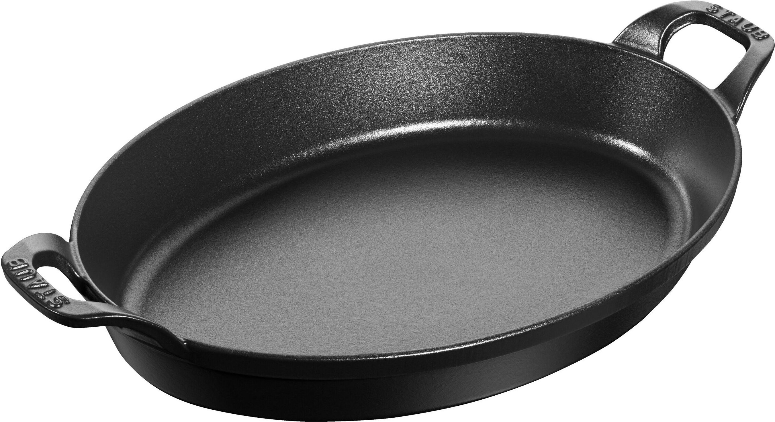 Staub Specialities Ofenform 32 cm, oval, Schwarz, Gusseisen