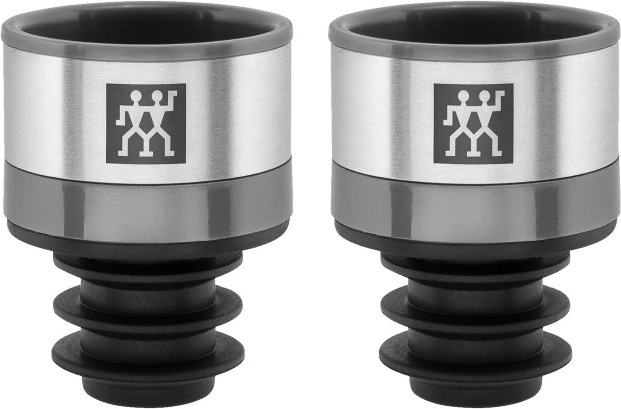 ZWILLING Fresh & Save Vakuum Weinverschluss Set, 2-tlg, Grau