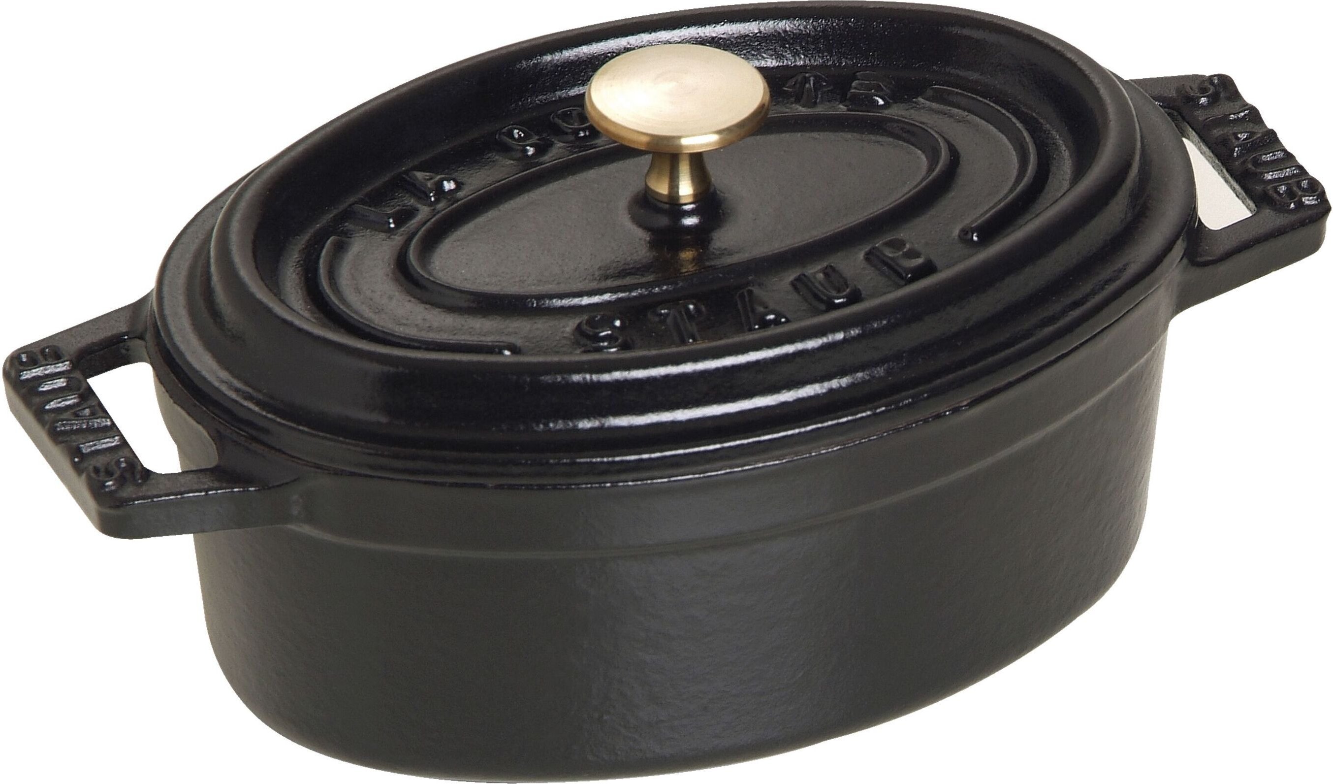 Thumbnail - Staub La Cocotte Mini Cocotte 11 cm, oval, Schwarz, Gusseisen