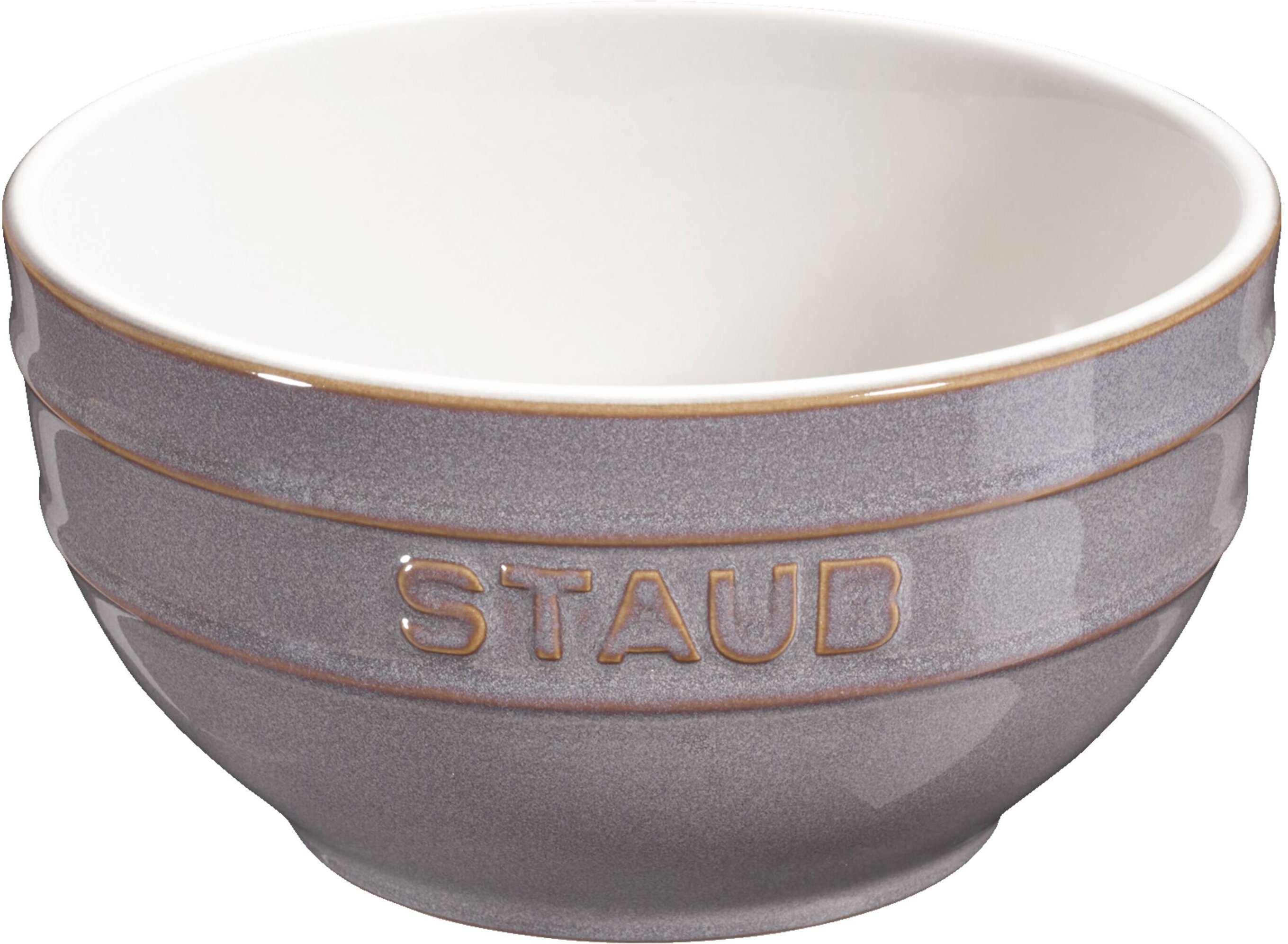 Staub Ceramique Schüssel 12 cm, rund, Antik-Grau, Keramik