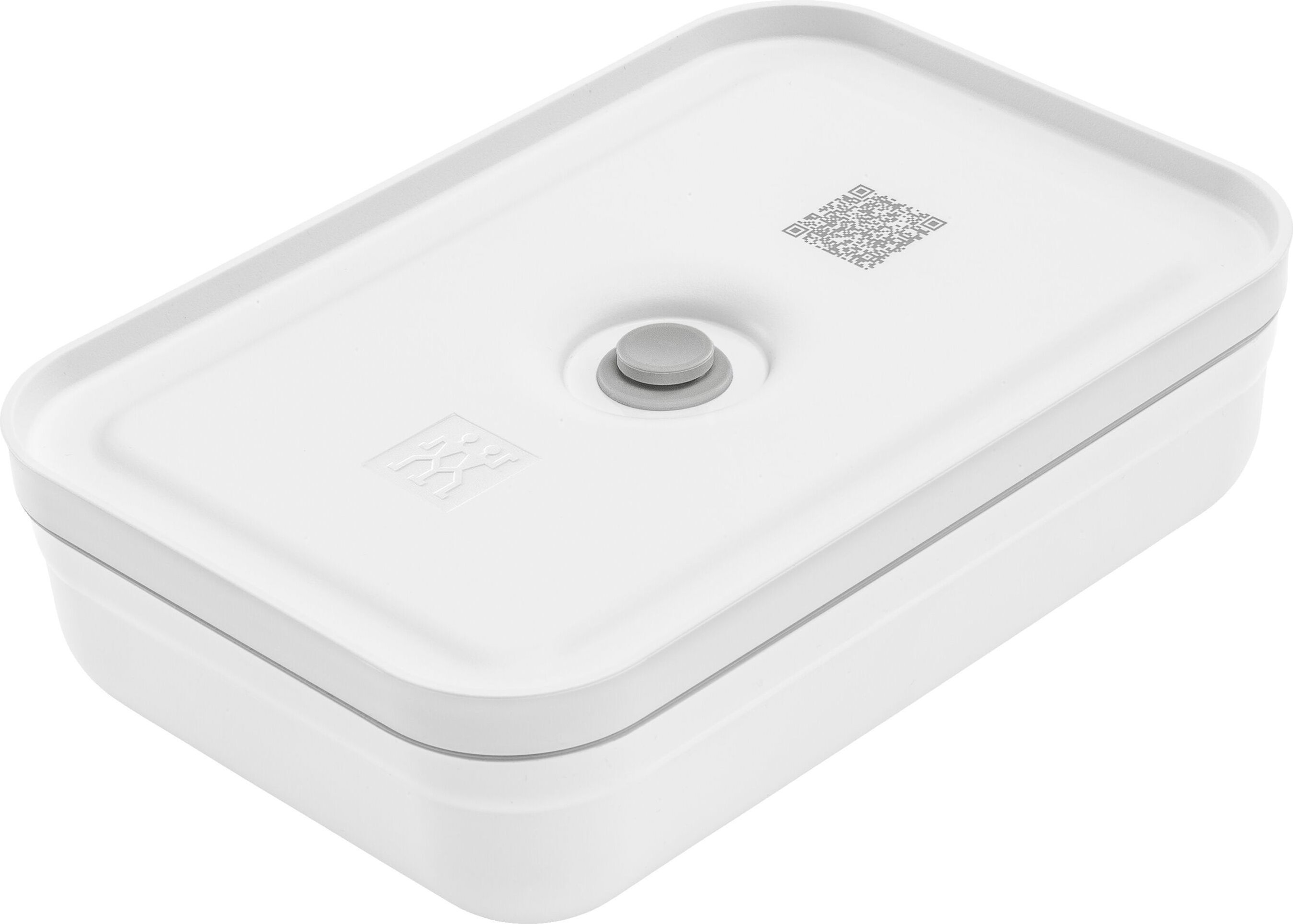 ZWILLING Fresh & Save Vakuum Lunchbox L flach, Weiß-grau