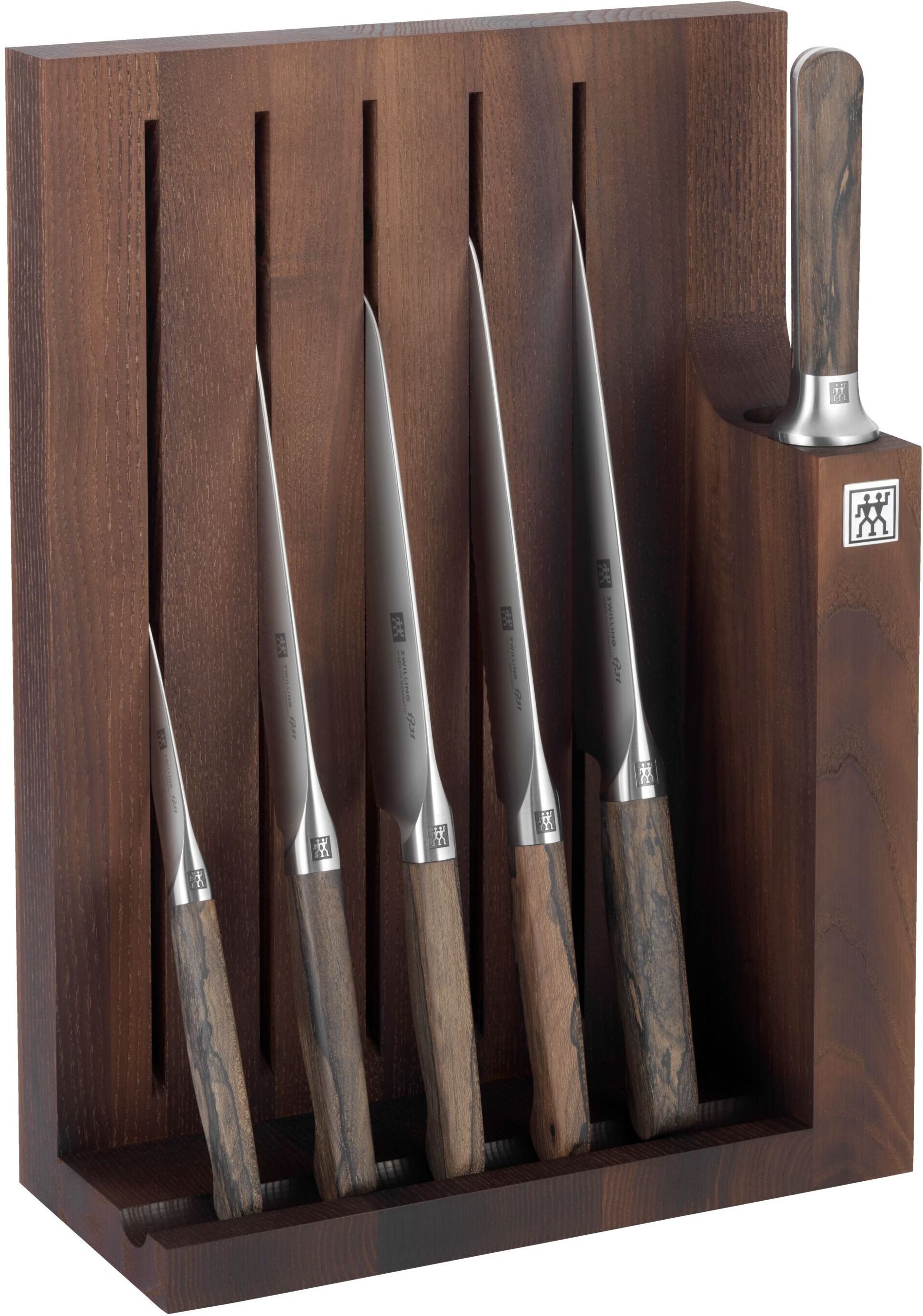 ZWILLING 1731 7-tlg, Messerblockset, Braun