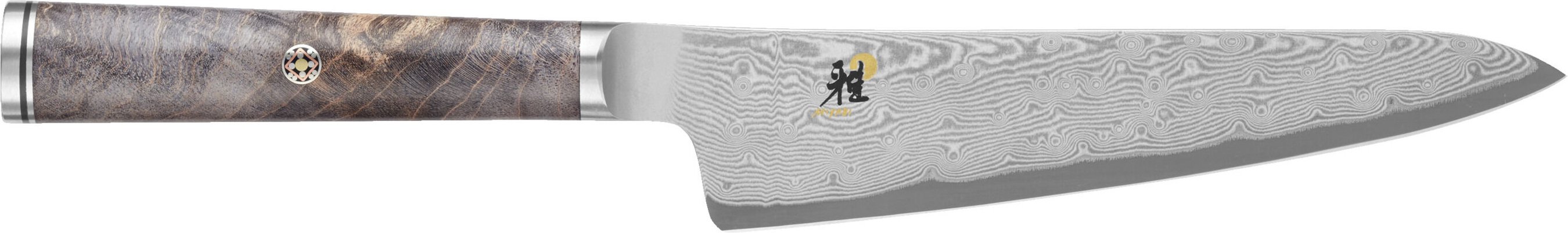 MIYABI BLACK 5000MCD67 Shotoh 13 cm, Schwarz-Ahorn