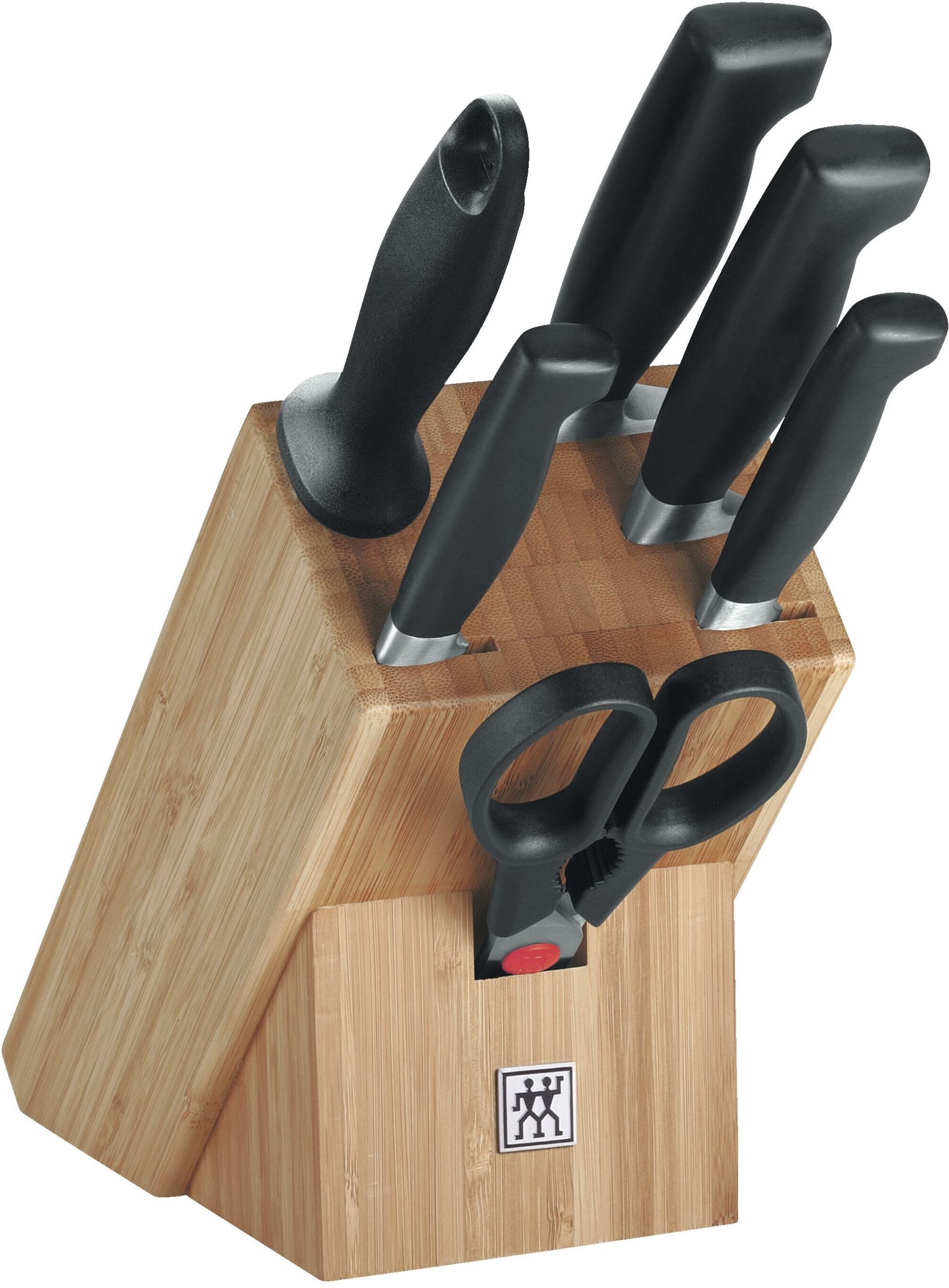 ZWILLING **** VIER STERNE 7-tlg, Messerblockset, Natur