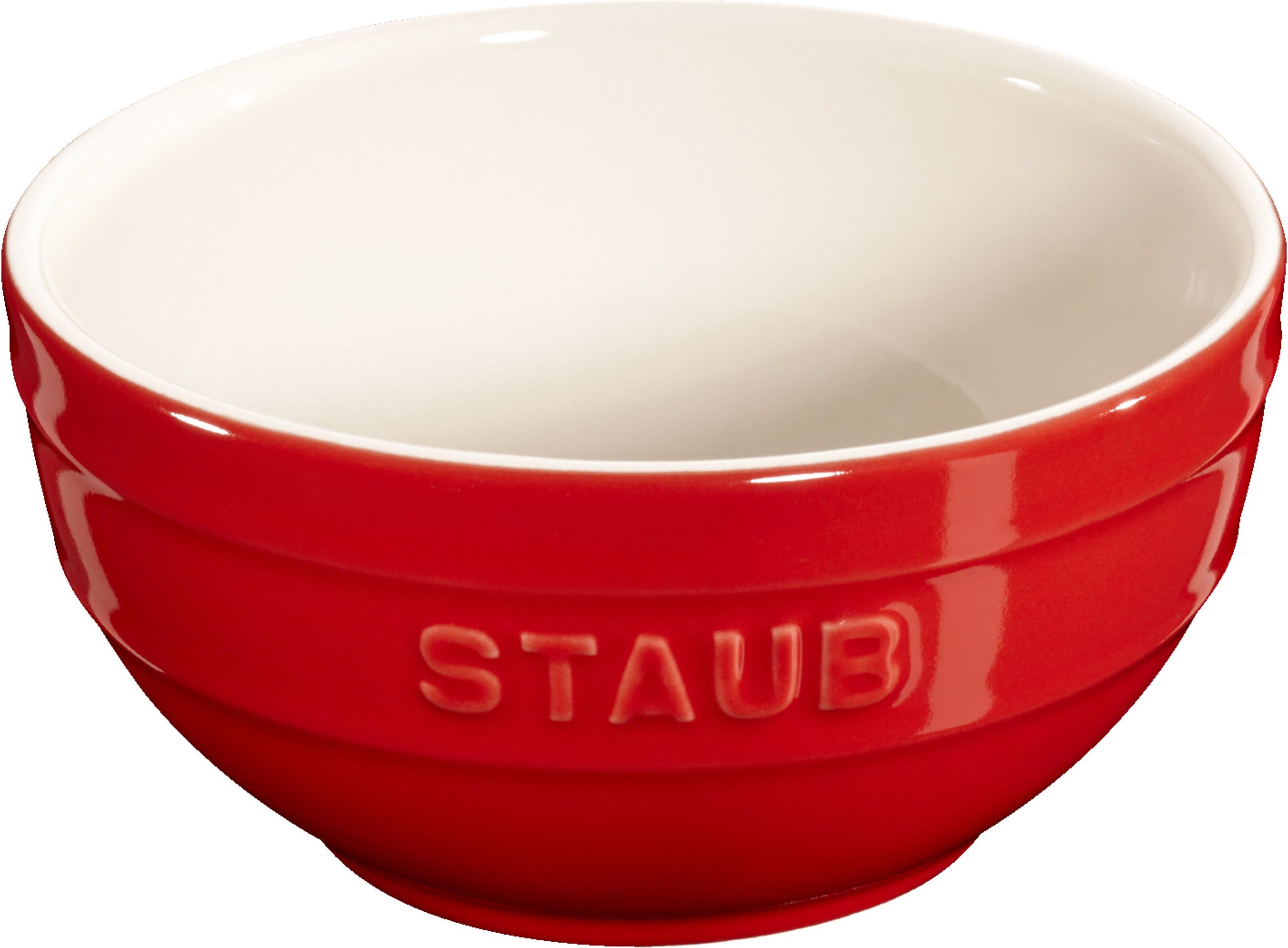 Staub Ceramique Schüssel 12 cm, rund, Kirsch-Rot, Keramik