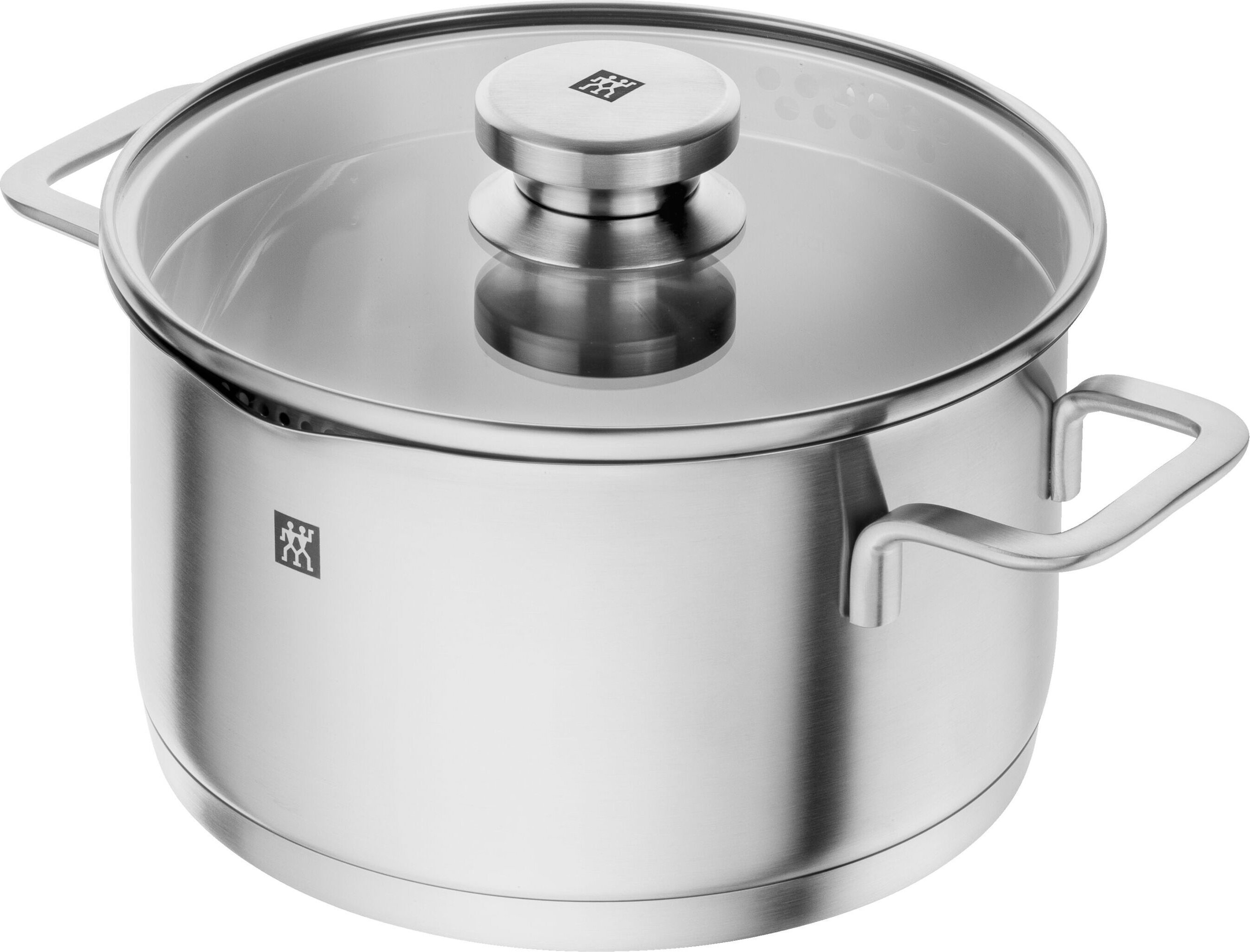 ZWILLING Pouristic Bratentopf 20 cm, Edelstahl