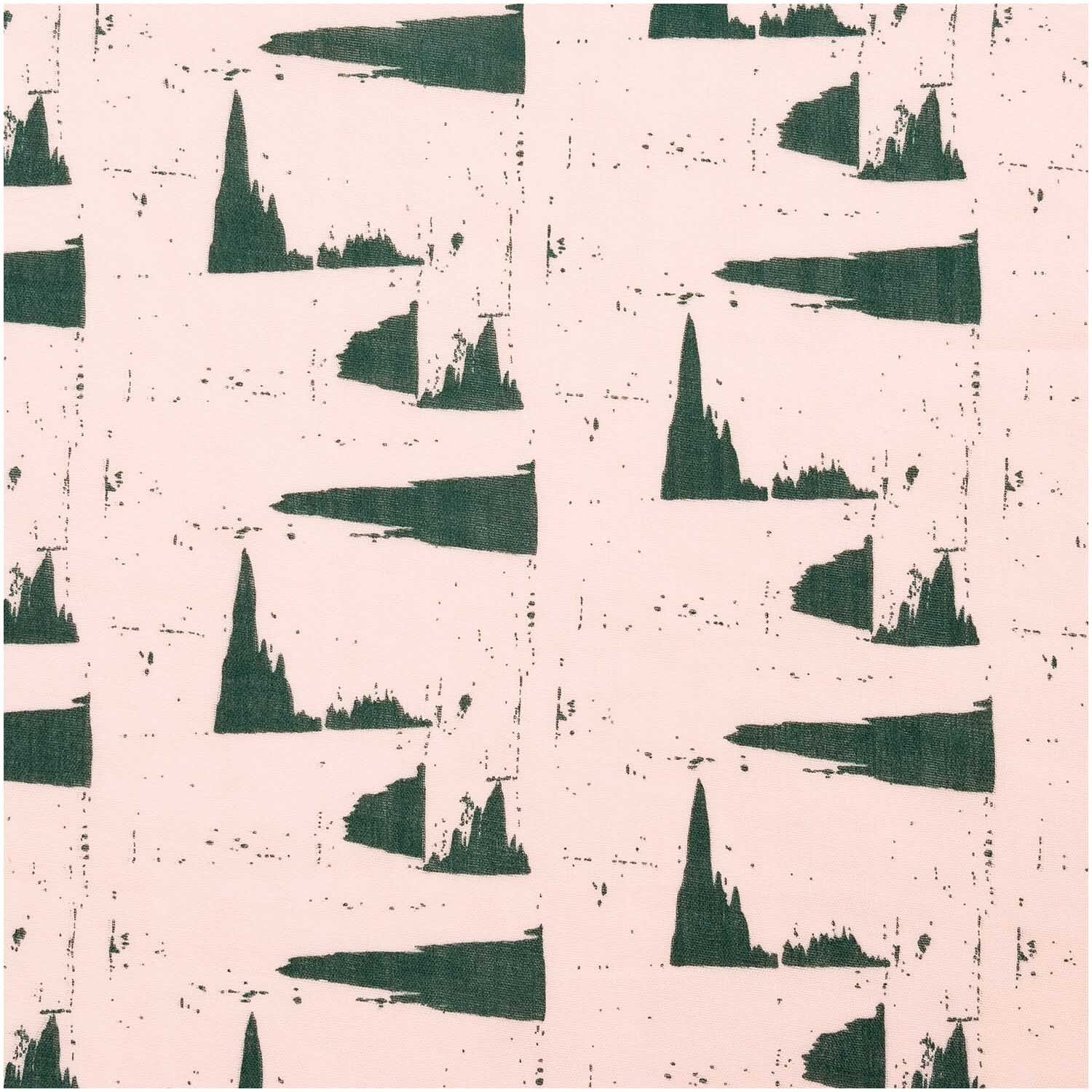 Thumbnail - Rico Design Musselin-Druckstoff Nature Matters Muster puder-grün 140cm