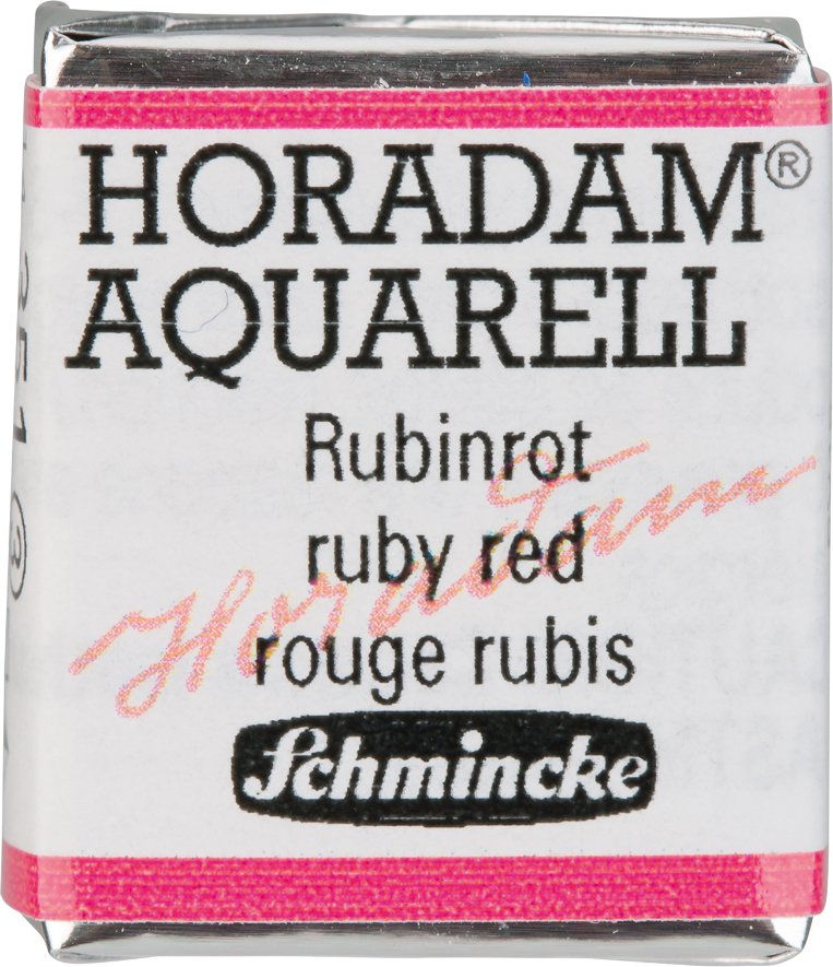 Schmincke HORADAM Aquarellfarbe 1/2 Näpfchen Rubinrot