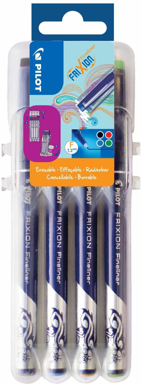 PILOT Frixion Fineliner Set2Go Klassik 4 Stück
