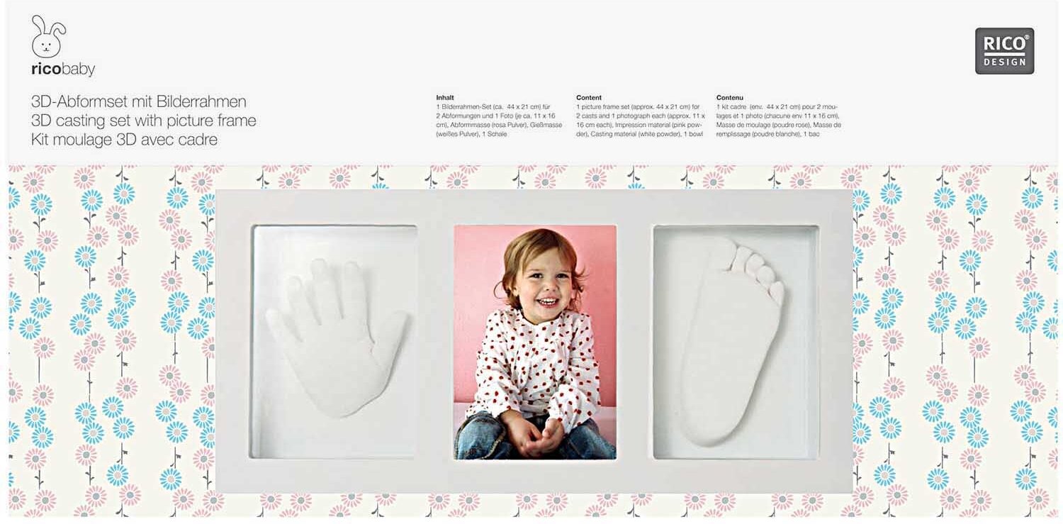 Rico Design 3D-Abformset mit Bilderrahmen 45x22x5cm