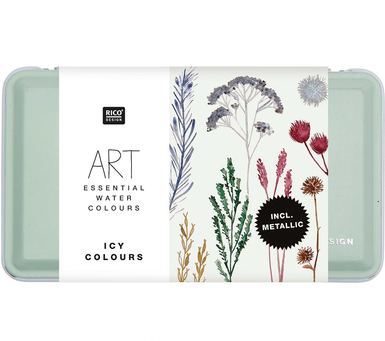 Rico Design ART Essential Aquarellfarben Icy Colours 12 Farben