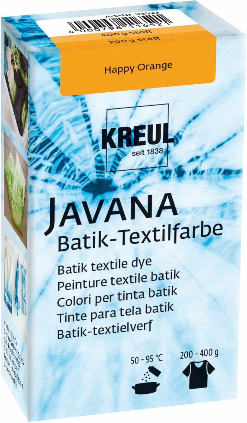 KREUL Javana Batik-Textilfarbe Happy Orange