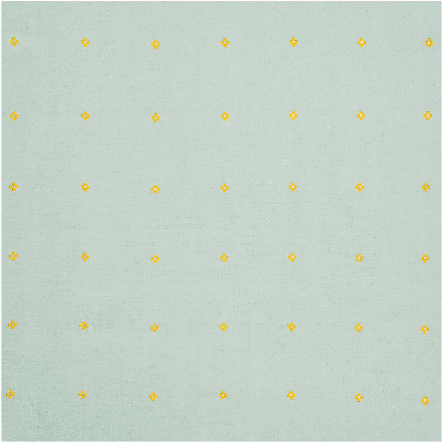 Rico Design Stoffabschnitt Baumwoll-Popelin Pixel Kreuze