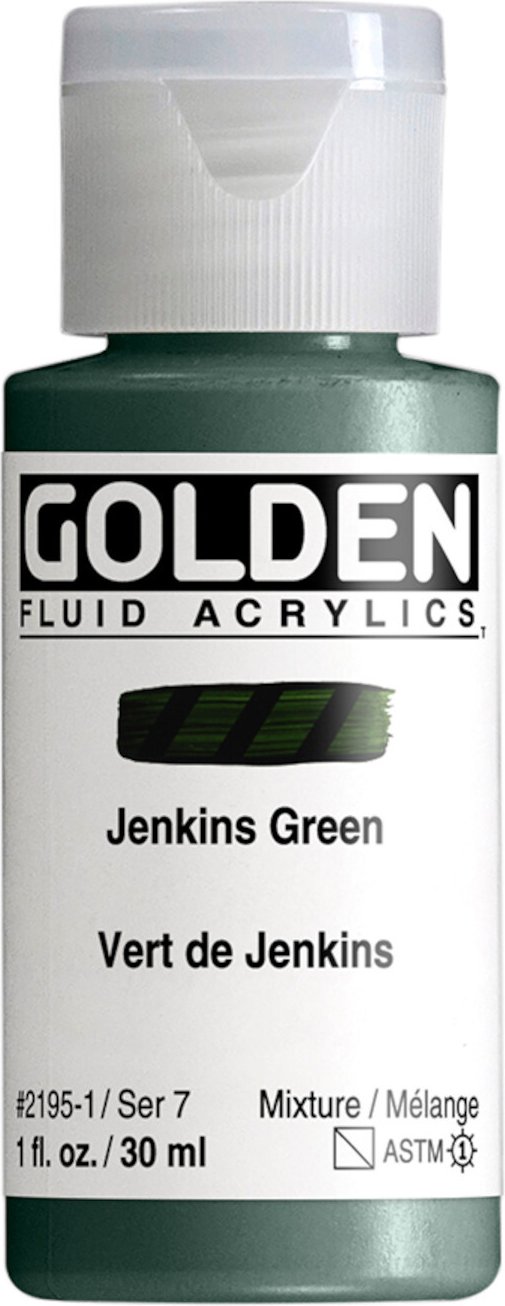 Golden Fluid Acrylfarbe Jenkins Grün