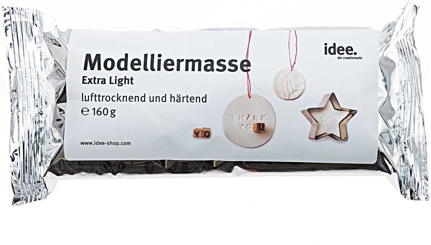 idee. Creativmarkt Modelliermasse extra leicht lufttrocknend weiß 160g