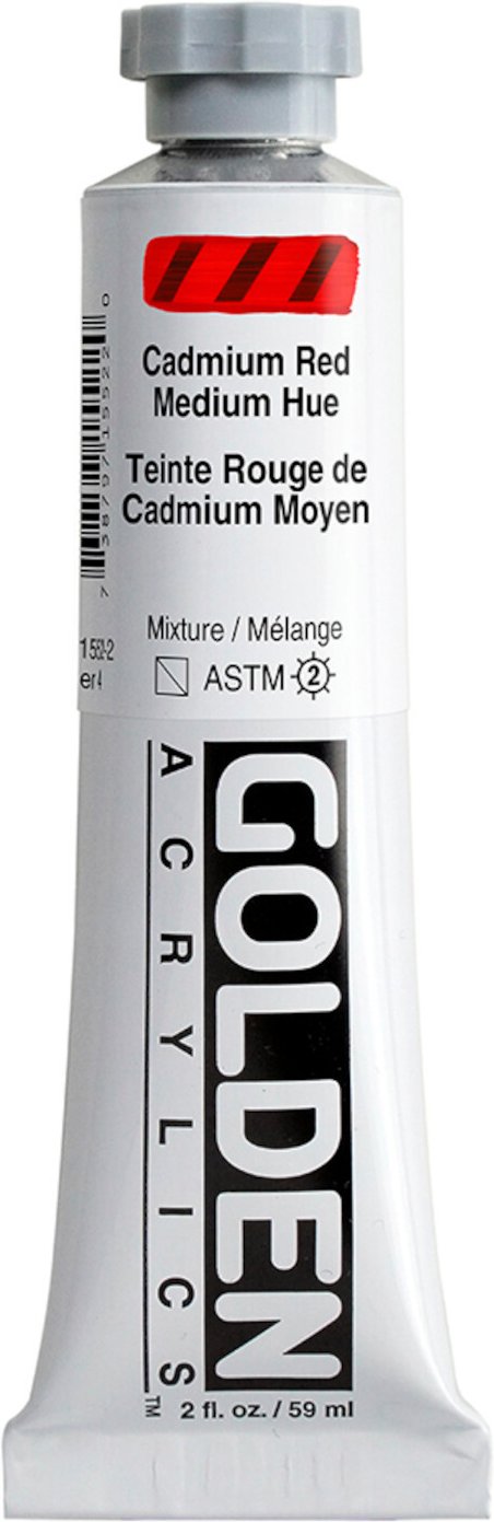 Golden Heavy Body Acrylfarbe Kadmiumrot