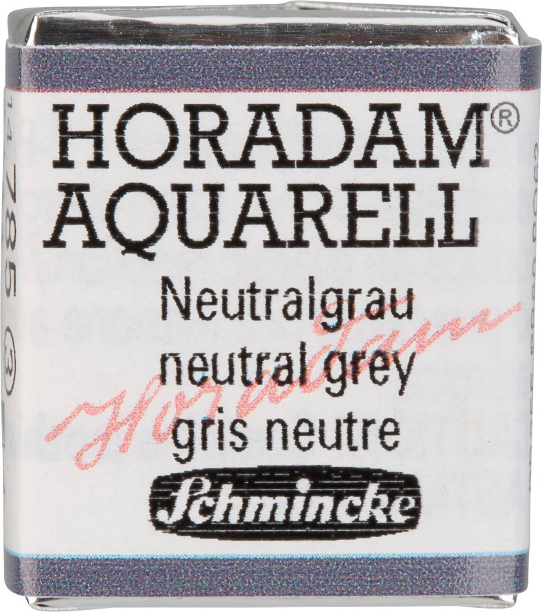 Schmincke HORADAM Aquarellfarbe 1/2 Näpfchen Neutralgrau