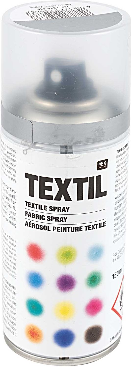 Rico Design Textil Spray silber Silber