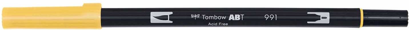 Tombow ABT Dual Brush Pen Light Ochre 991