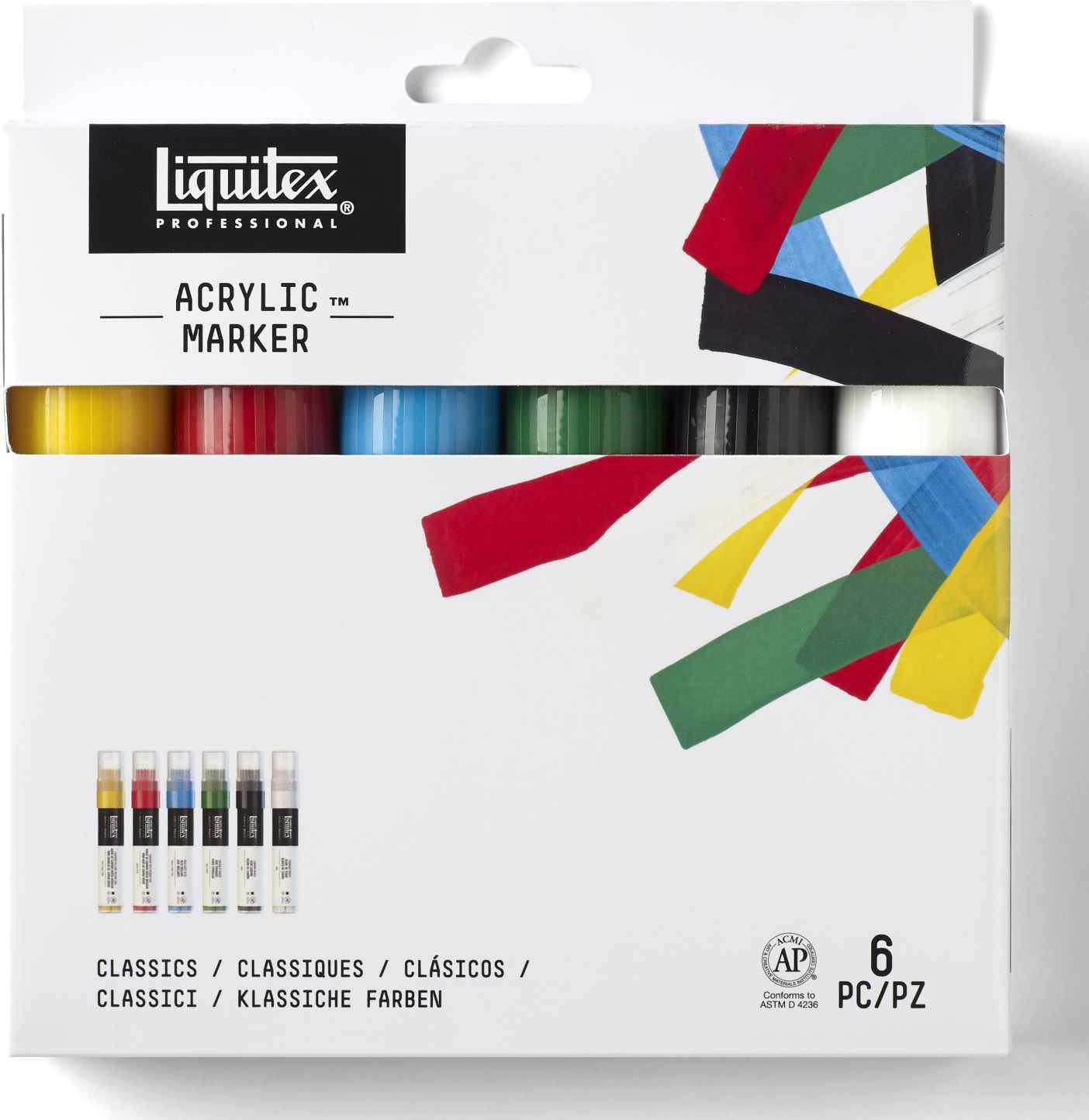 Liquitex Paint Marker Set breit 6 Stück