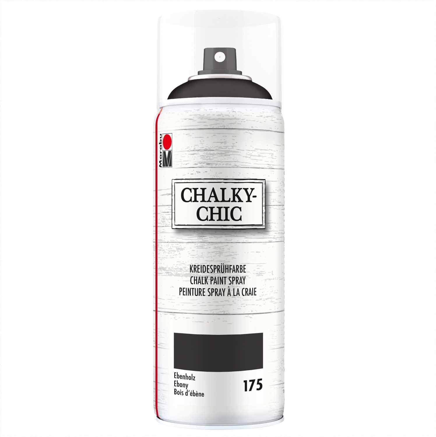 Marabu Kreidesprühfarbe Chalky-Chic 400ml Ebenholz