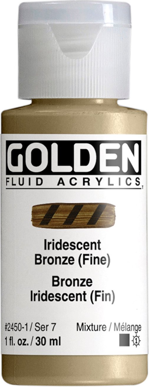 Golden Fluid Acrylfarbe Bronze
