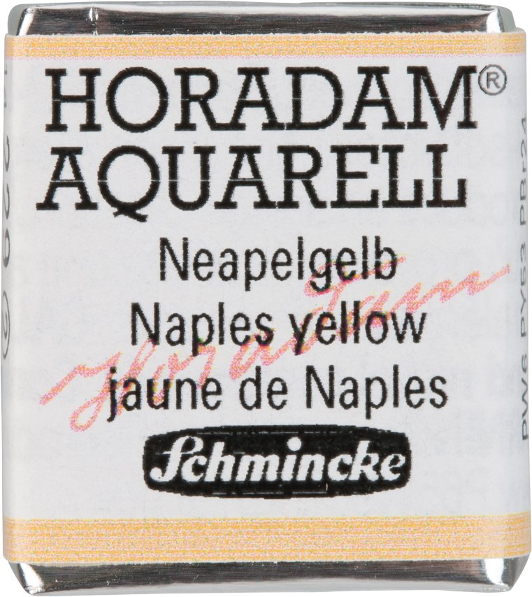 Schmincke HORADAM Aquarellfarbe 1/2 Näpfchen Neapelgelb