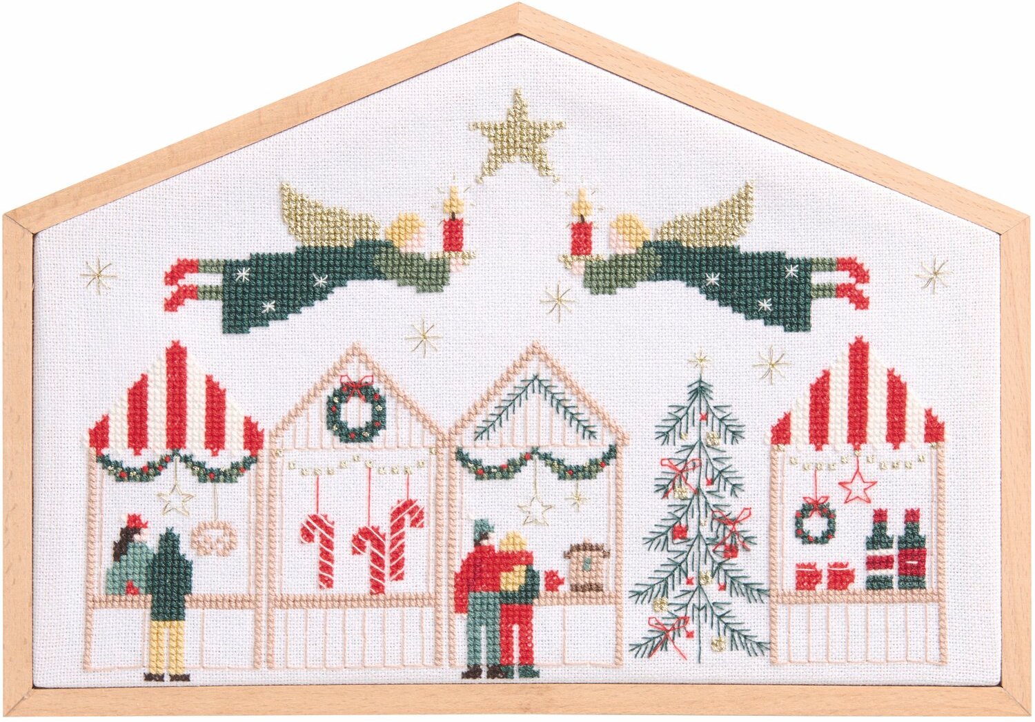 Rico Design Stickpackung Weihnachtsmarkt