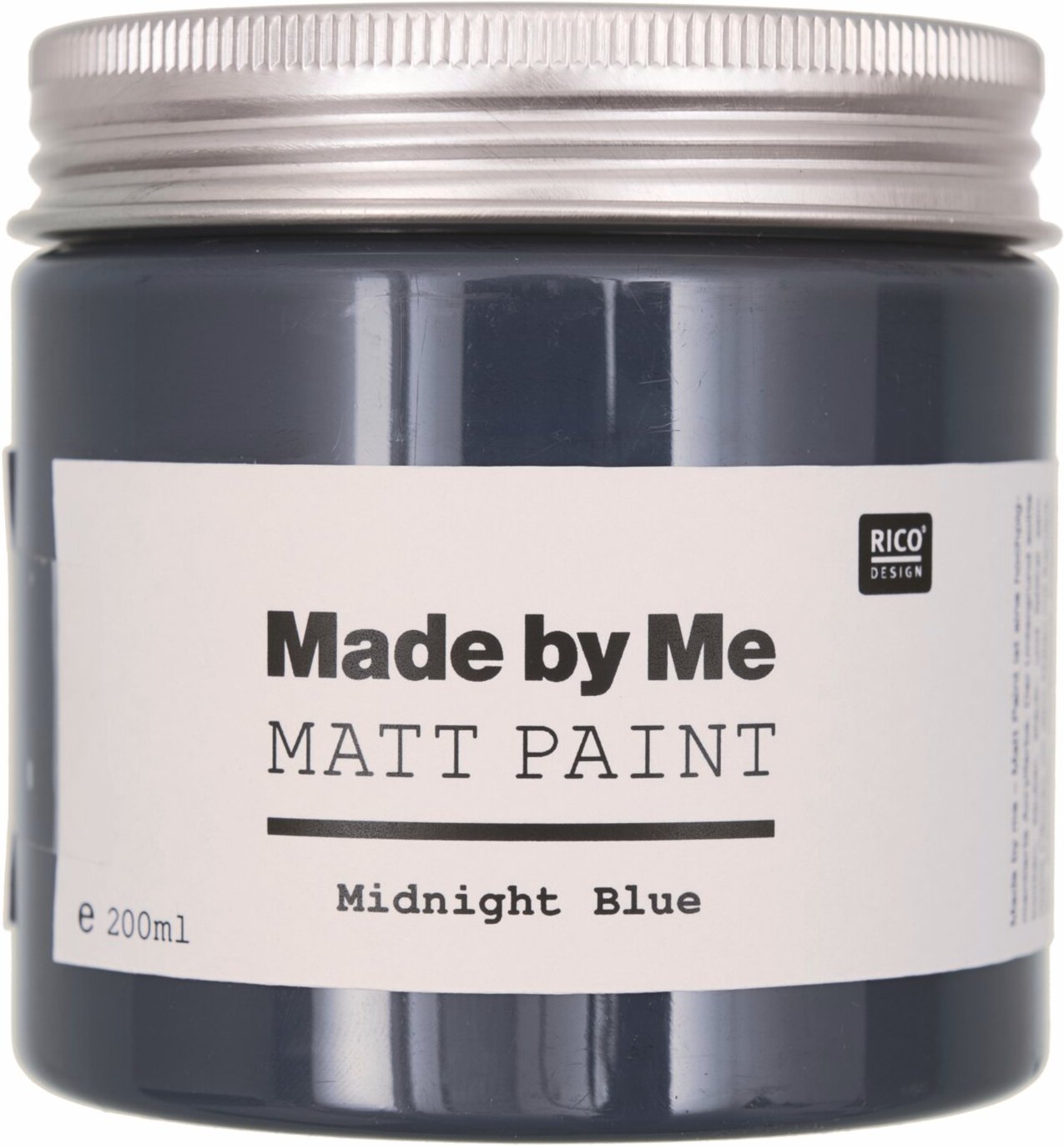 Rico Design Matt Paint 200ml Midnight Blue