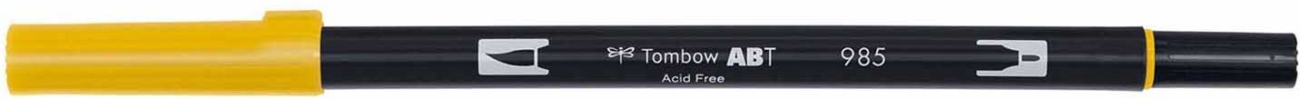 Tombow ABT Dual Brush Pen Chrome Yellow 985
