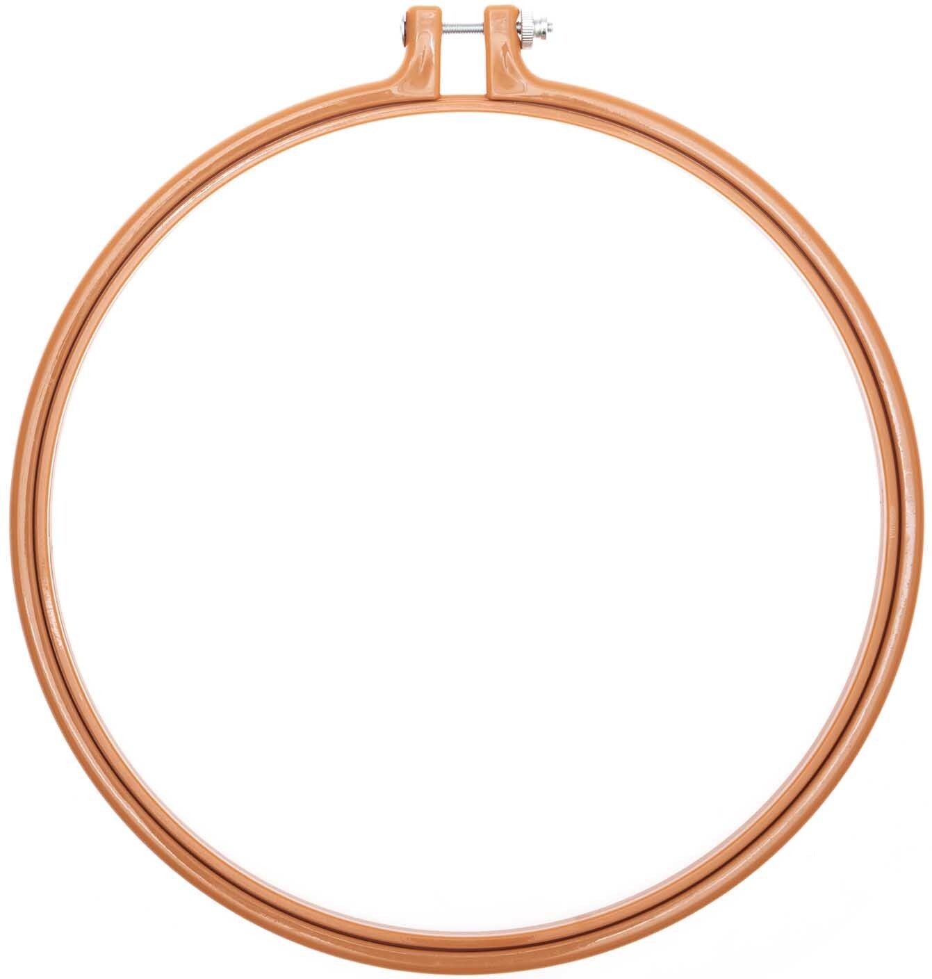 Rico Design Stickring aus Kunststoff senf 22,8cm