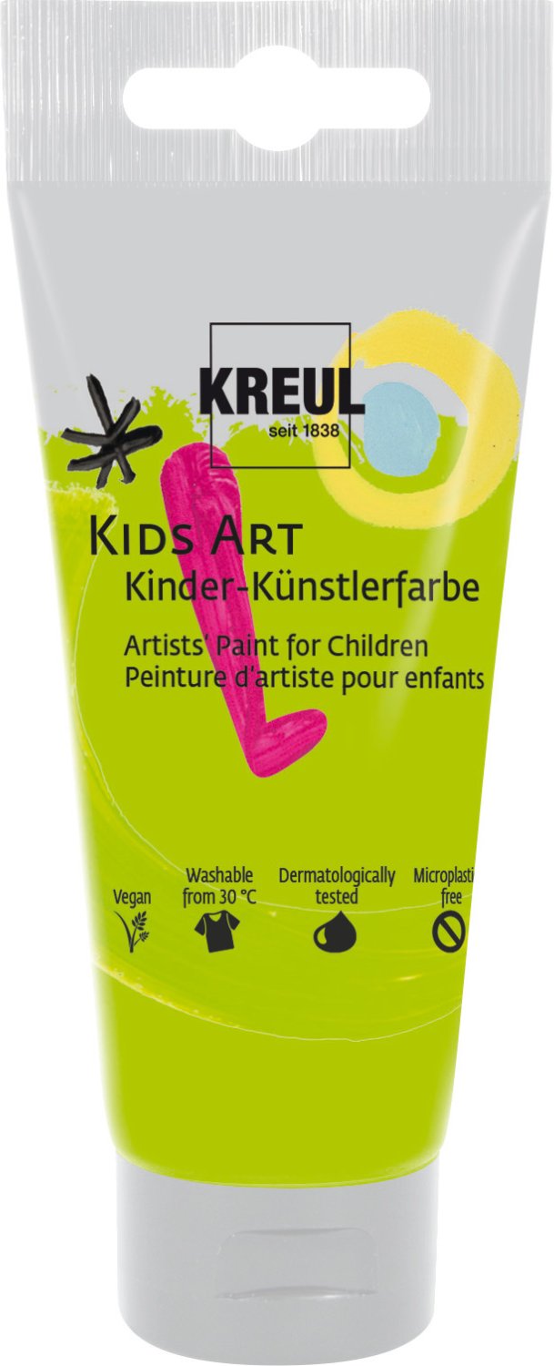 KREUL Kids Art Kinder-Künstlerfarbe Gelbgrün