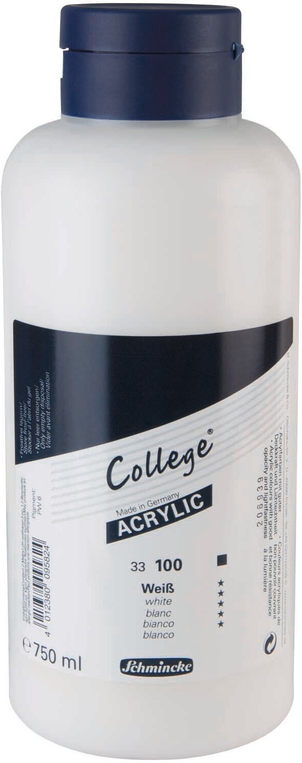 Schmincke College Studienacrylfarbe 750ml Weiß